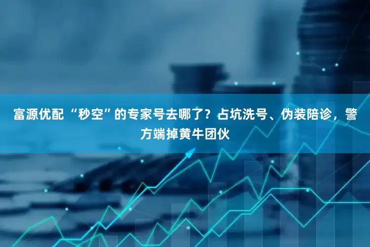 富源优配 “秒空”的专家号去哪了？占坑洗号、伪装陪诊，警方端掉黄牛团伙